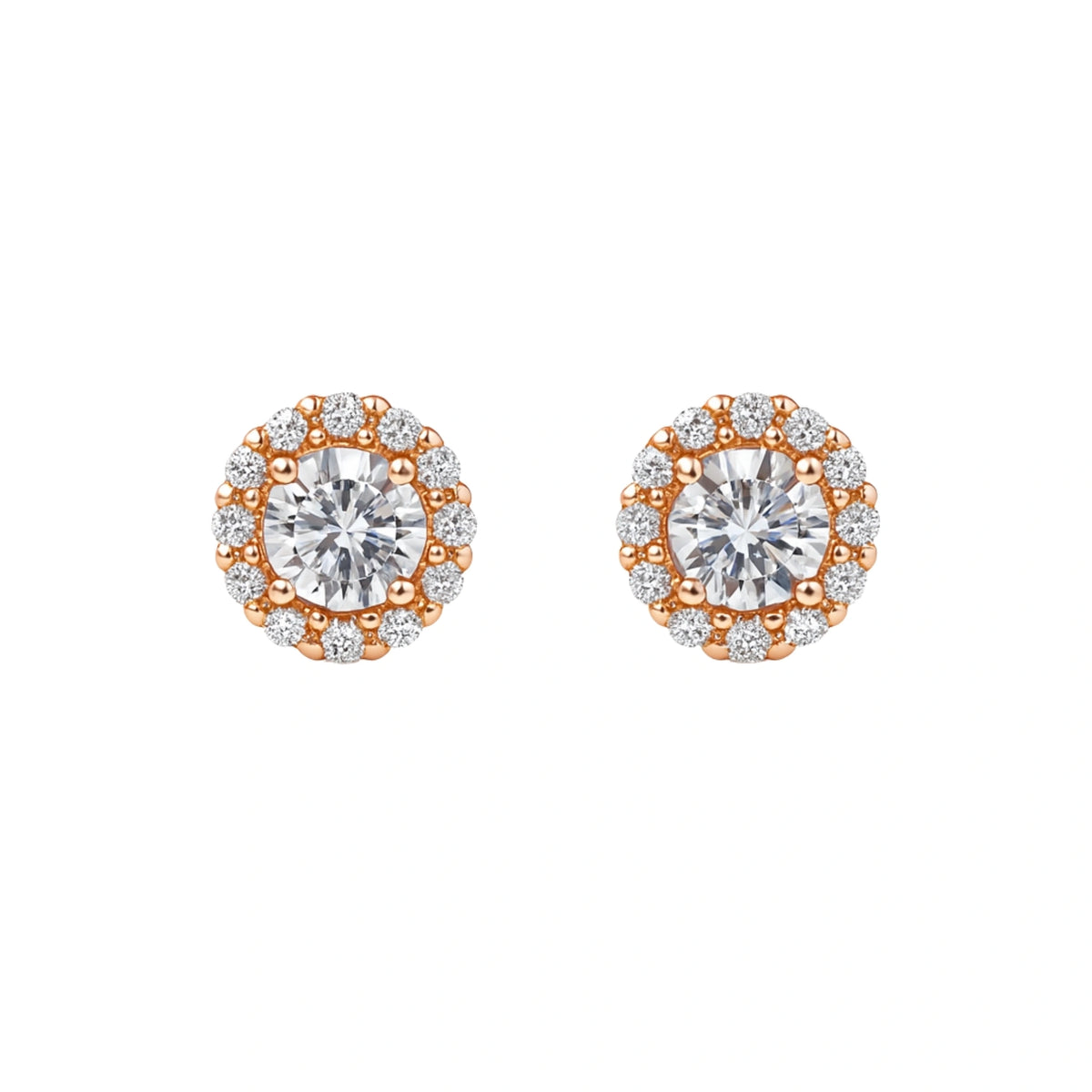 925 Silver Premium CZ Stud Earrings