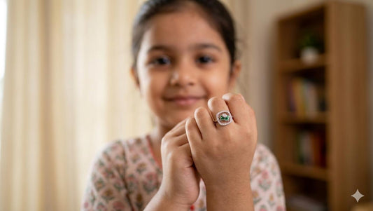 925 SLVER BABY GIRL RING