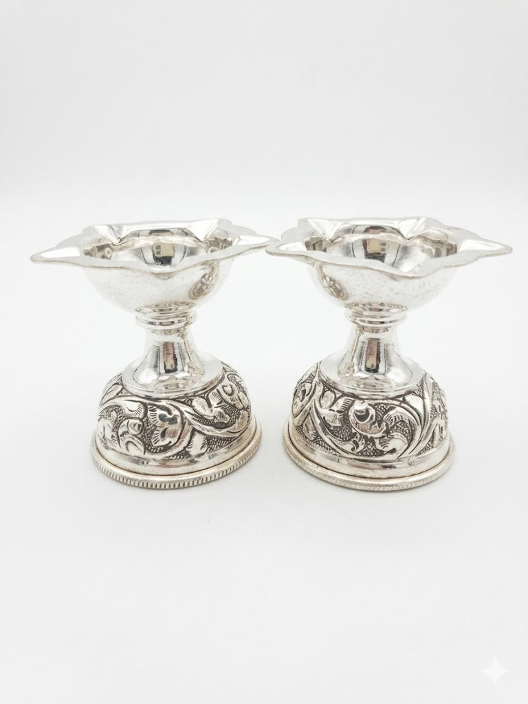 925 Silver Antiqe Diya