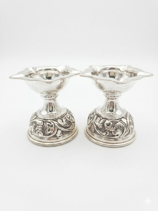 925 Silver Antiqe Diya